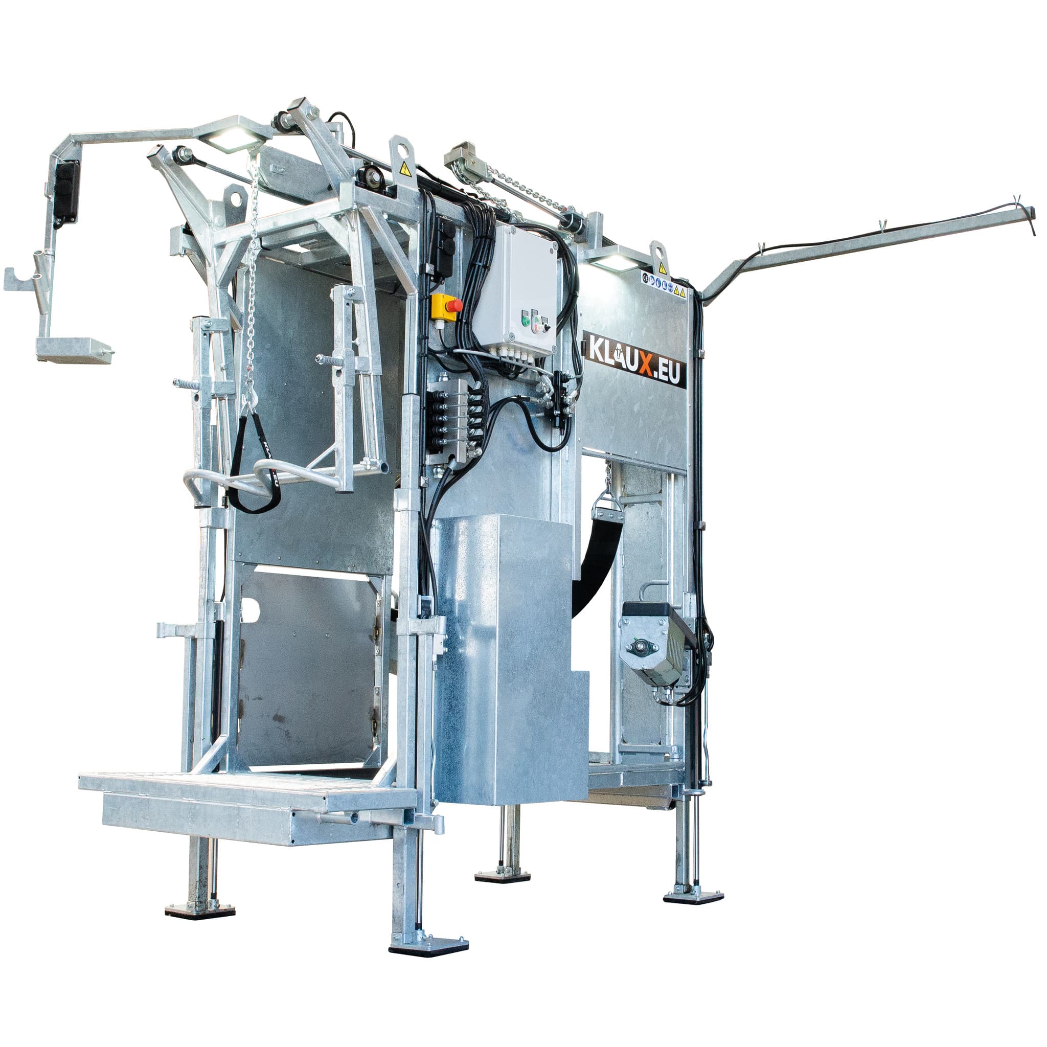 heavy-duty cattle hoof trimming chute