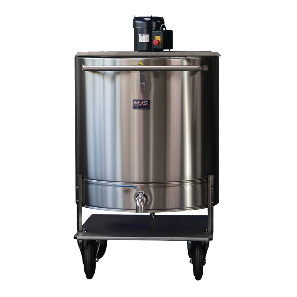 mobile liquid feed mixing cart with stainless steel tank