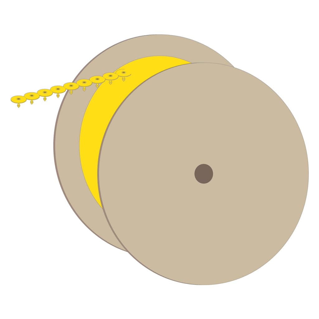 MS Tag Round Chain LIF-REDCLBLRO2000 - Blank