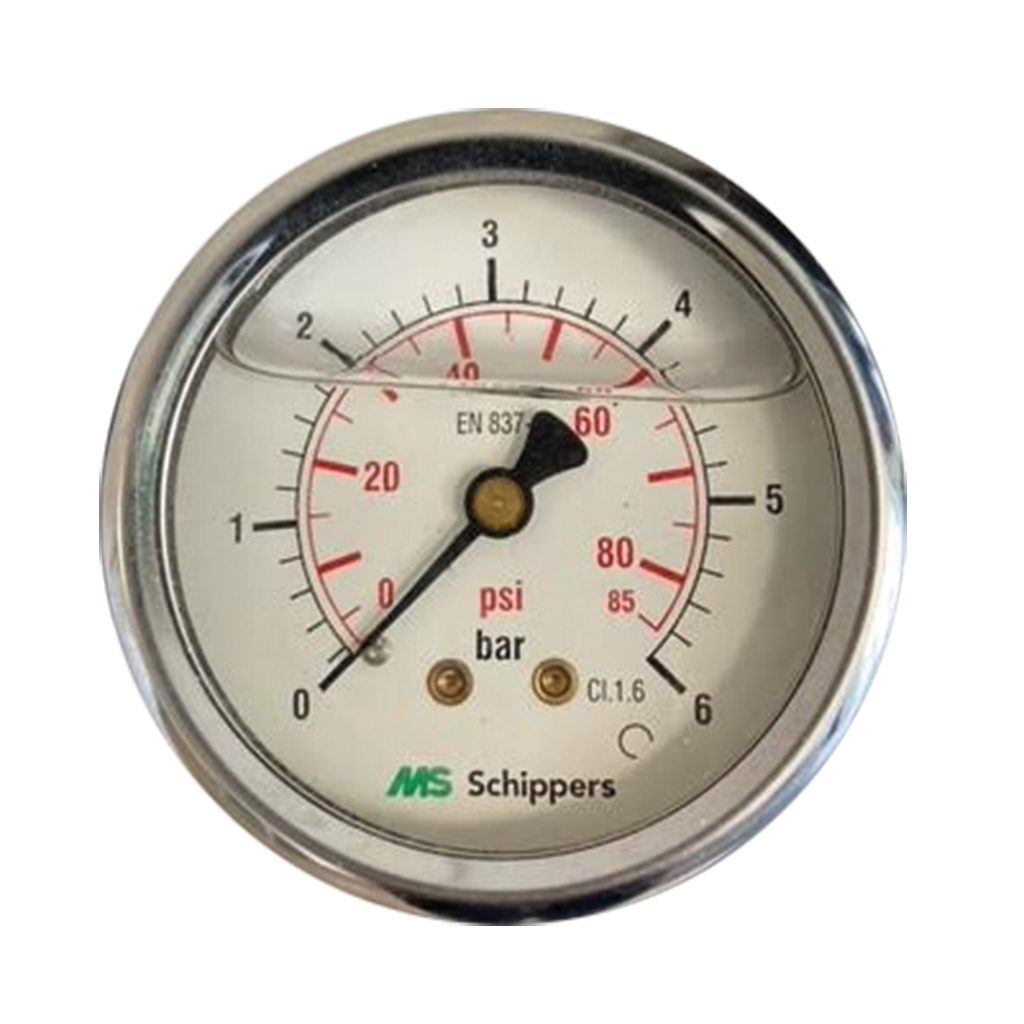 Spare part image Pressure gauge glycerine, 6 bar