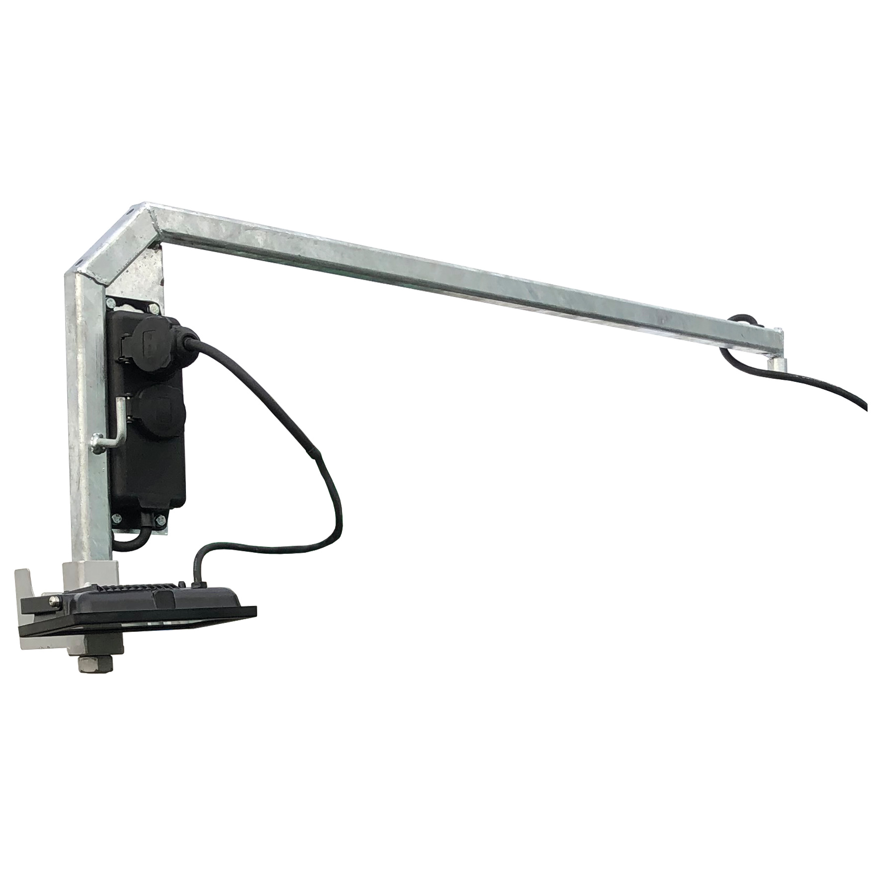 Spare part image Tool holder with LED lamp for hoof trimming chute Silver & Platinum (Hydro)