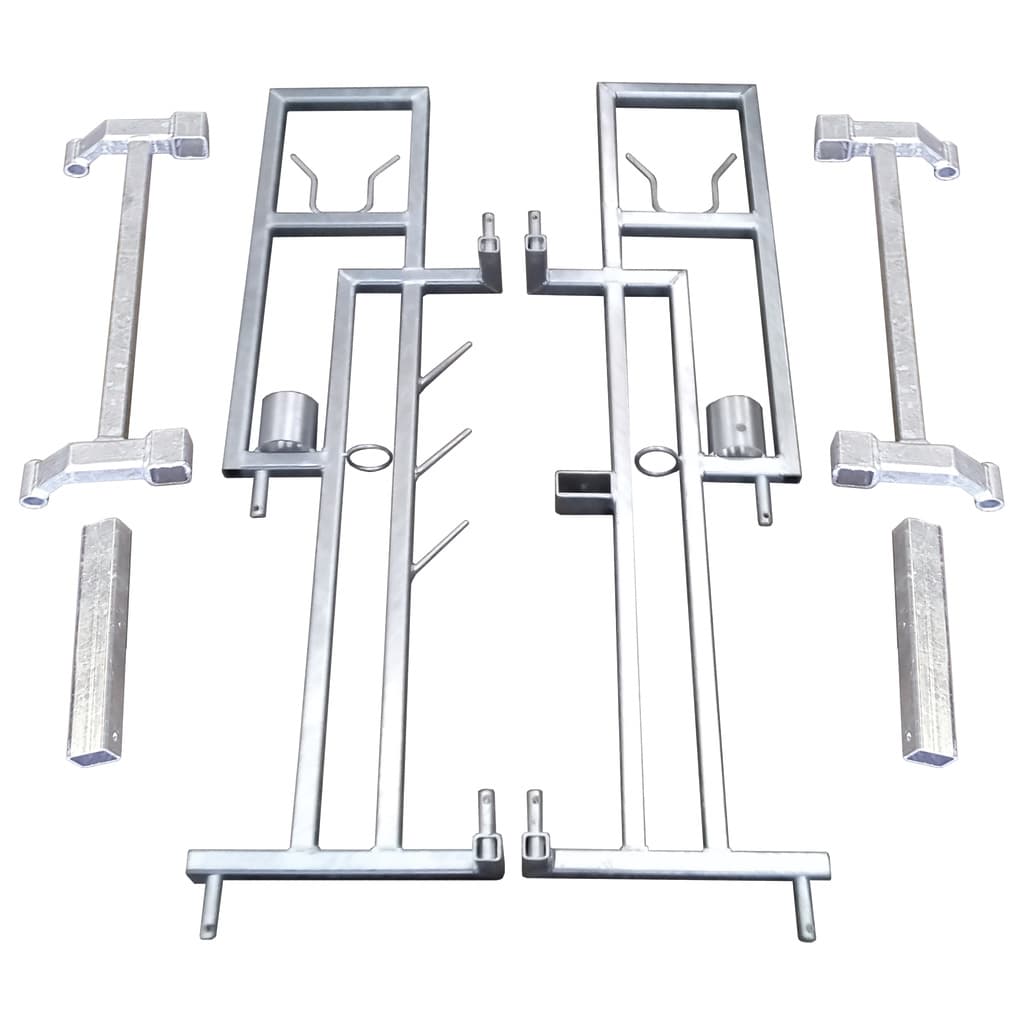 Spare part image Coupling piece for fence with door Titanium (Pro), per set