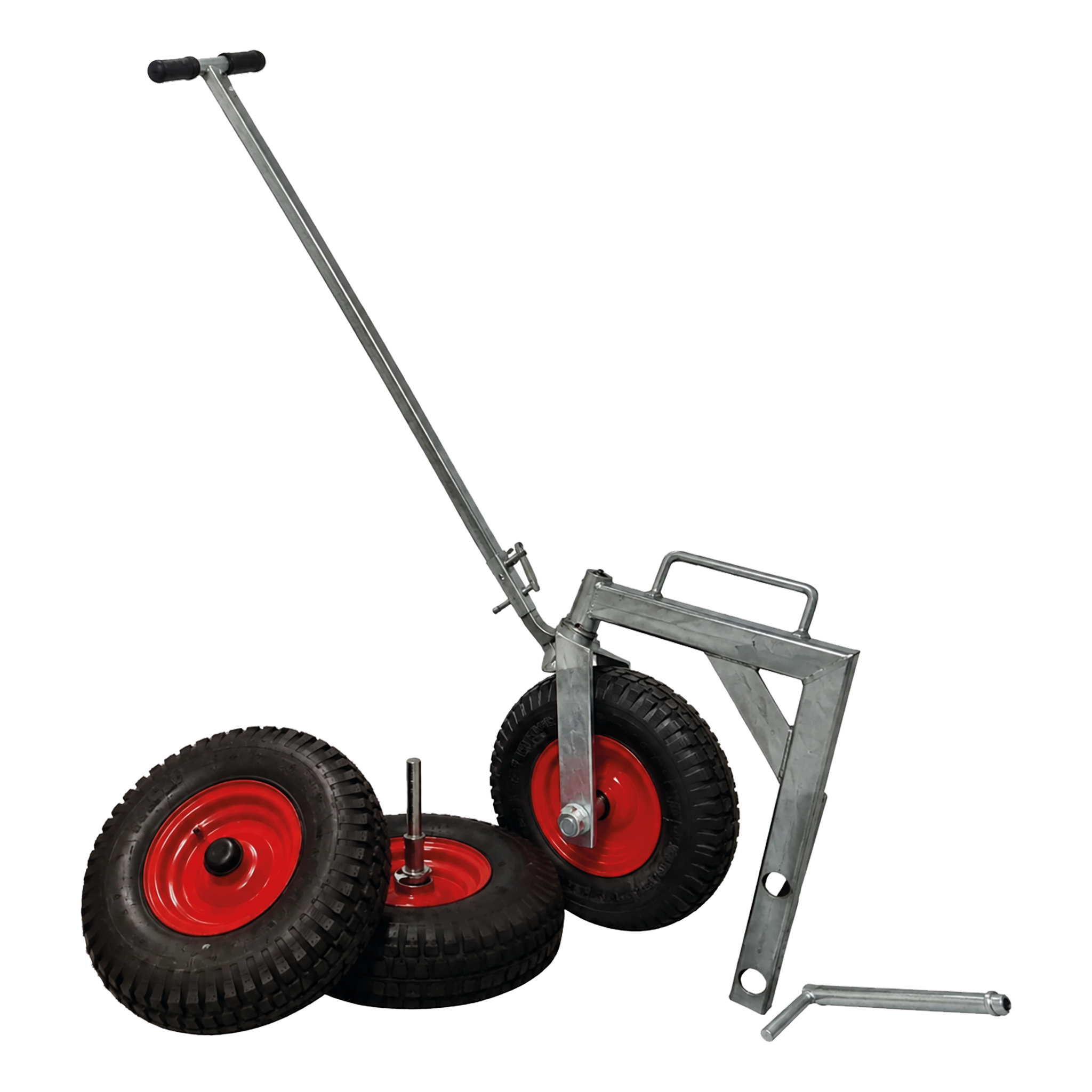 Spare part image Wheel set for Hoof-trimming Chute Platinum comfort/Chrome/Rodium