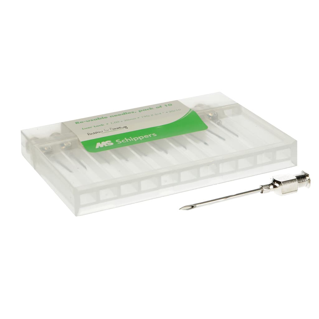MS Injection needle 1.0 x 20 mm (19G x 3/4) luer lock, p/10 - Injection ...