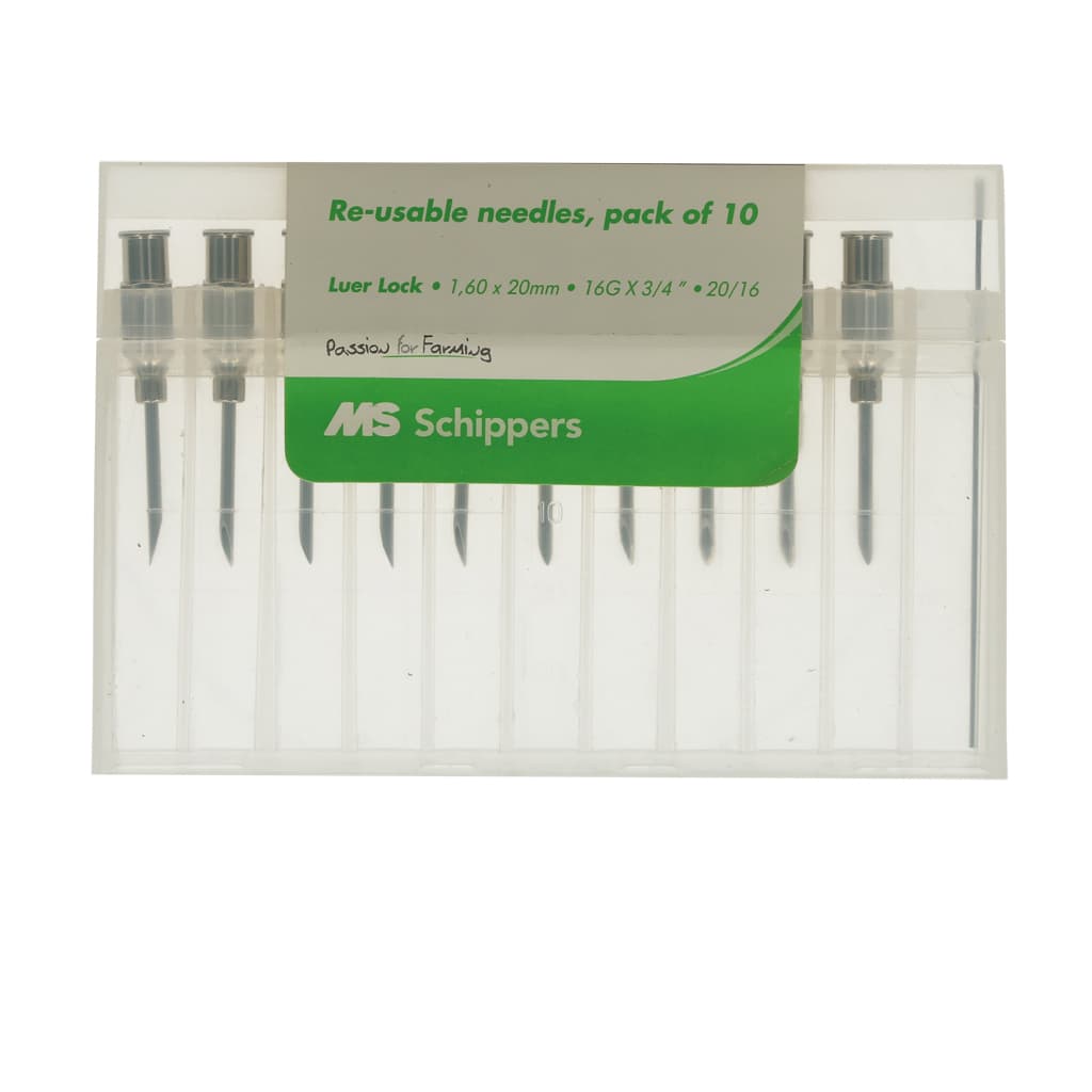 MS Injection needle 1.6 x 20 mm (16G x 3/4) luer lock, p/10 - Injection ...