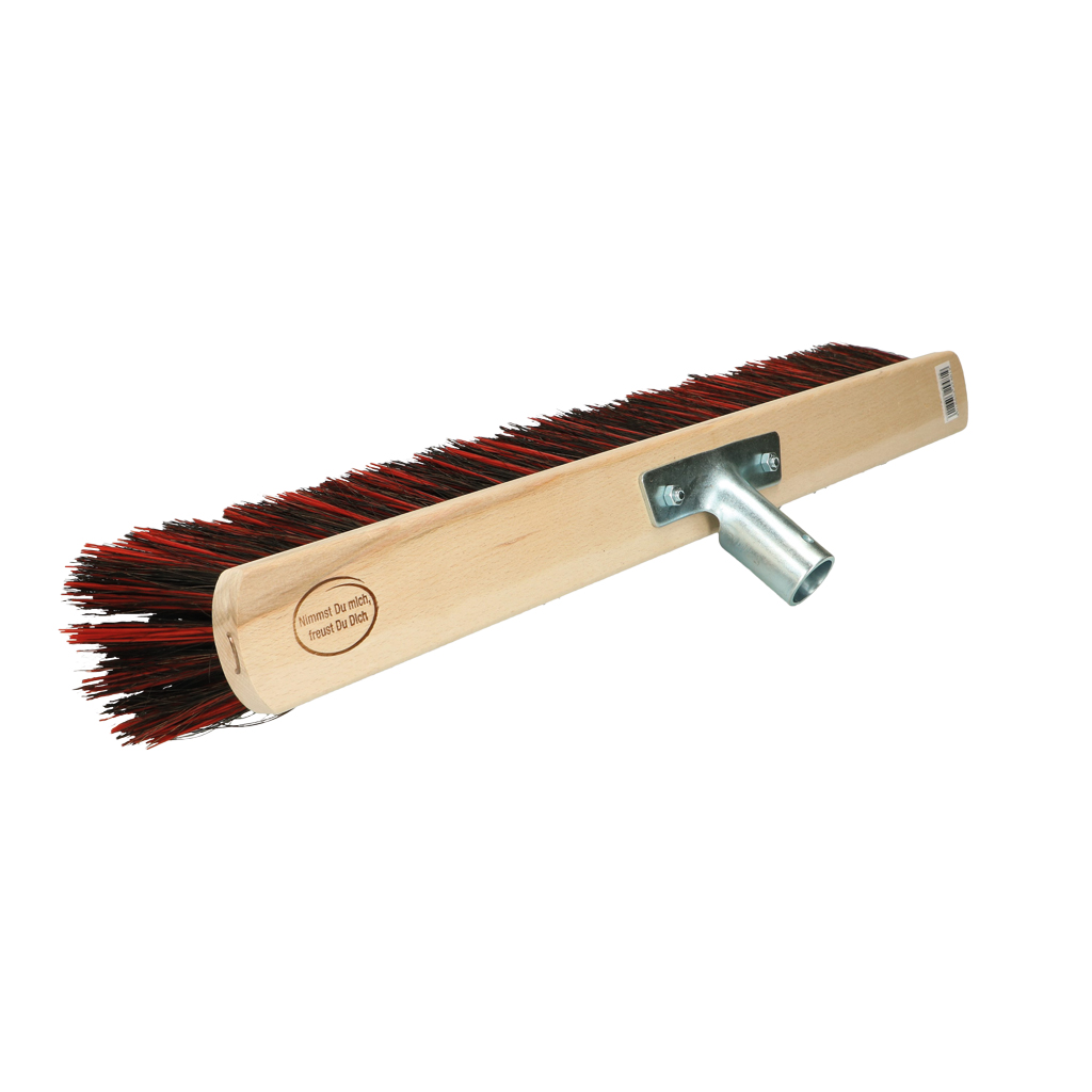 Balai Grande Capacité Kerbl 50 Cm Arenga/Elaston – Manche 24 Mm, Nettoyage Efficace Extérieur & Intérieur